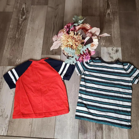 Janie and Jack and Jumping Beans Toddler Boy Shirt Bundle Size 2T Blue Red - Picture 2 of 12
